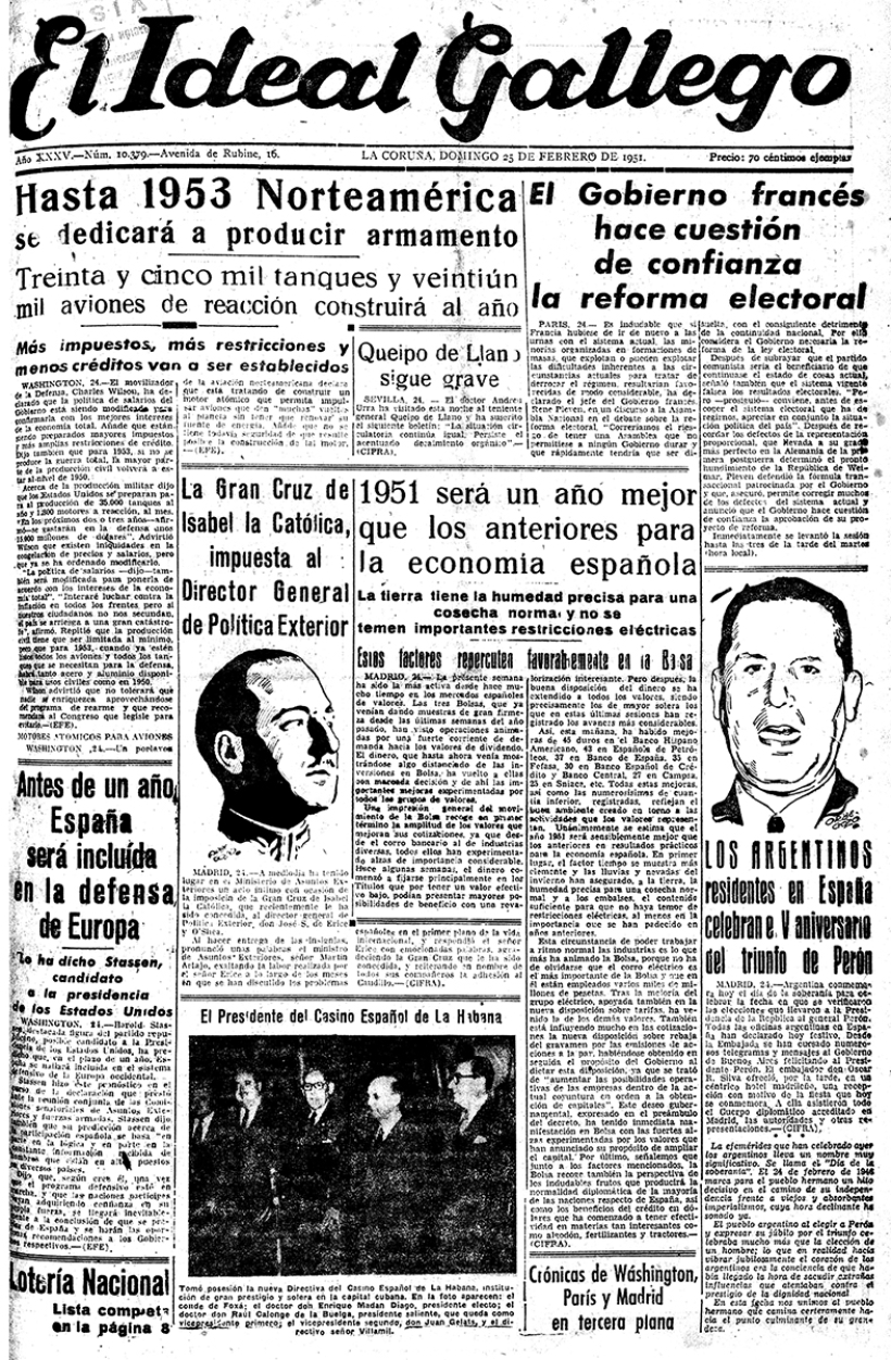 Domingo, 25 de febrero de 1951