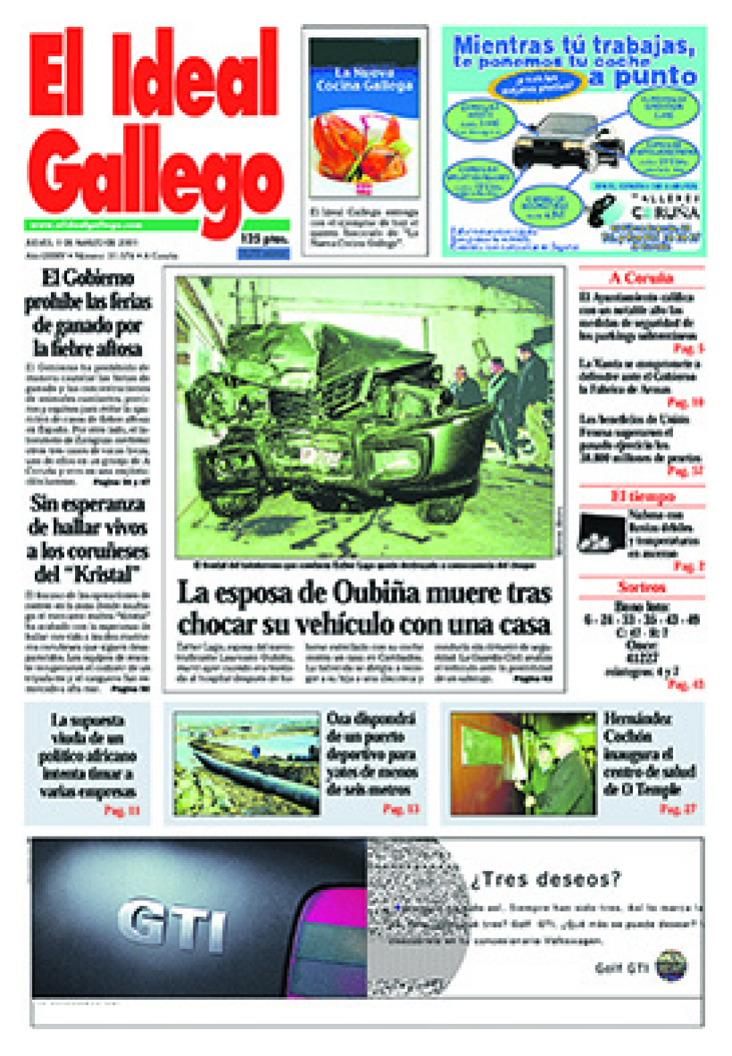 Jueves, 1 de marzo de 2001