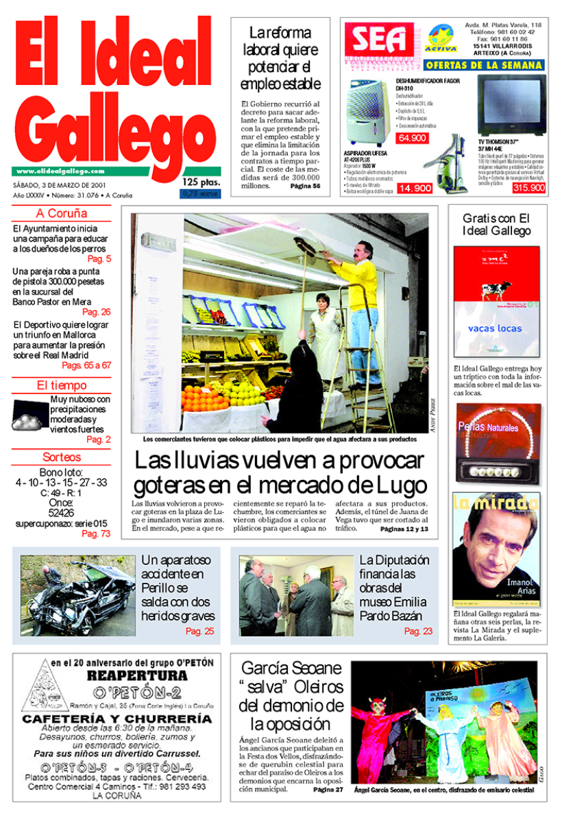 Sábado, 3 de marzo de 2001