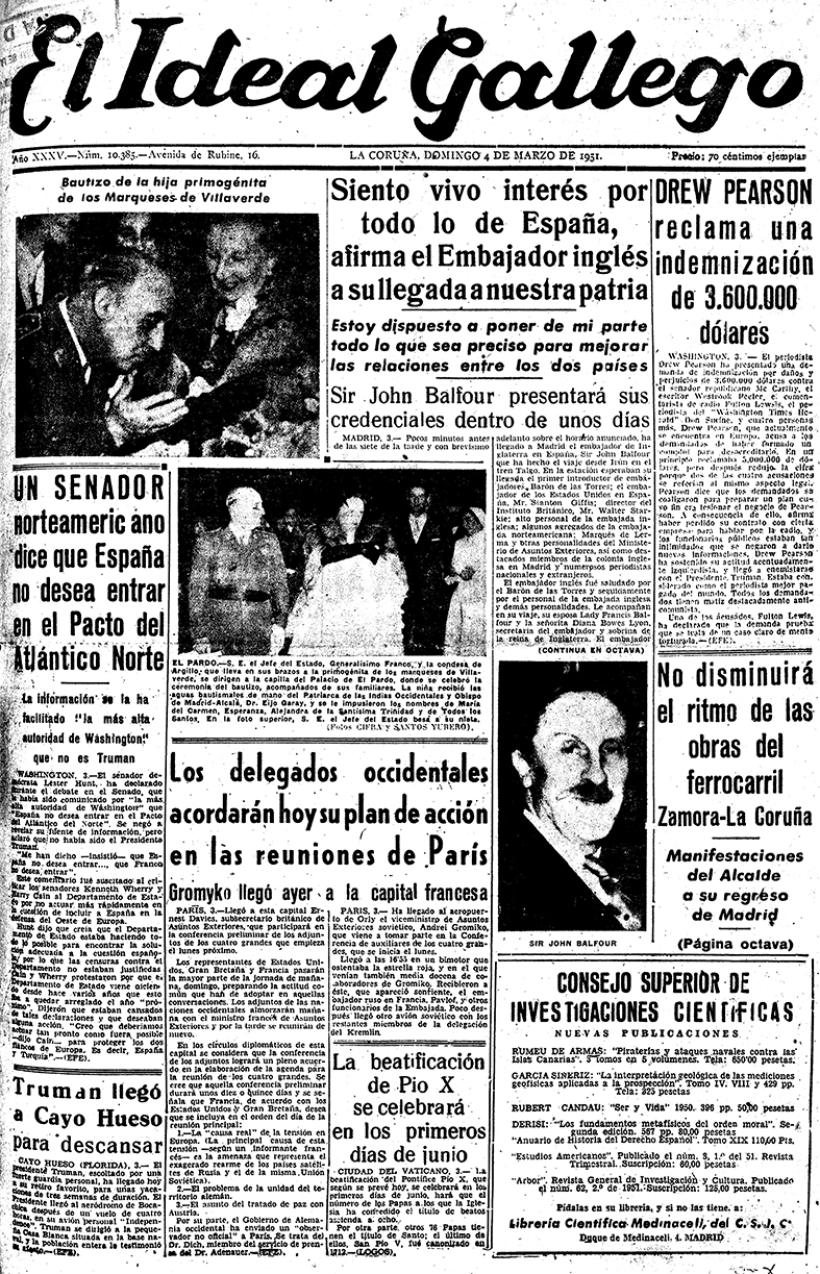 Domingo, 4 de marzo de 1951