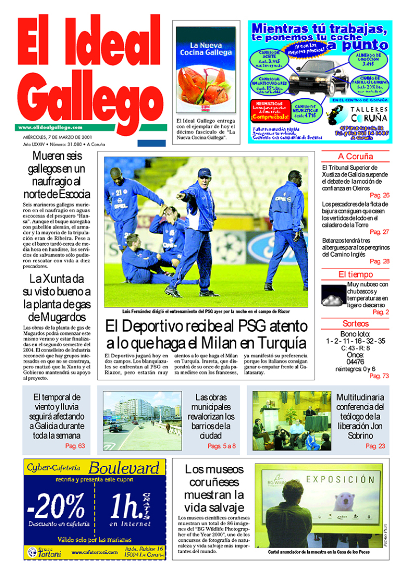 Miércoles, 7 de marzo de 2001