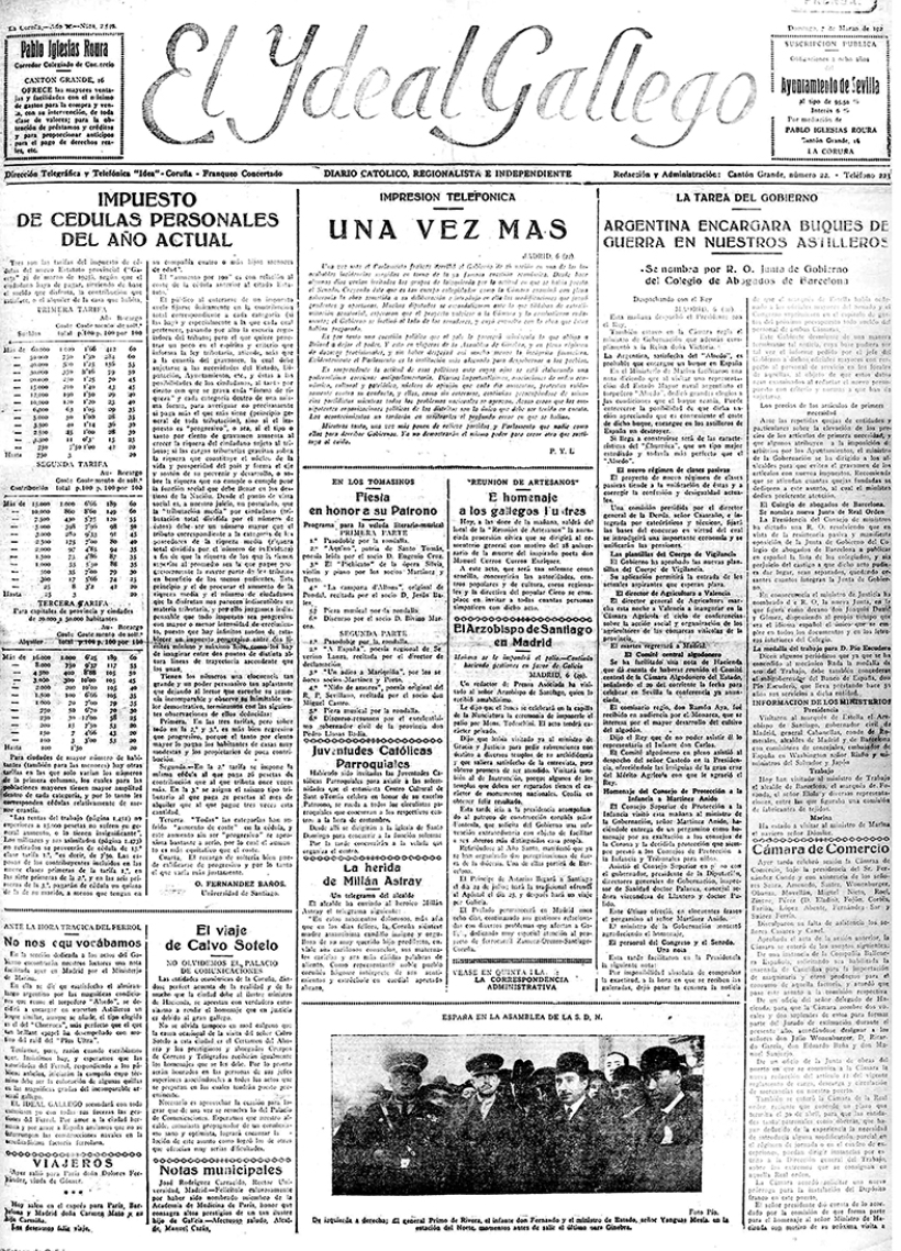 Domingo, 7 de marzo de 1926