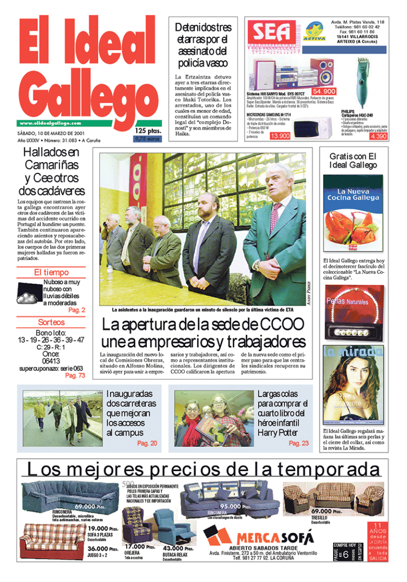 Sábado, 10 de marzo de 2001