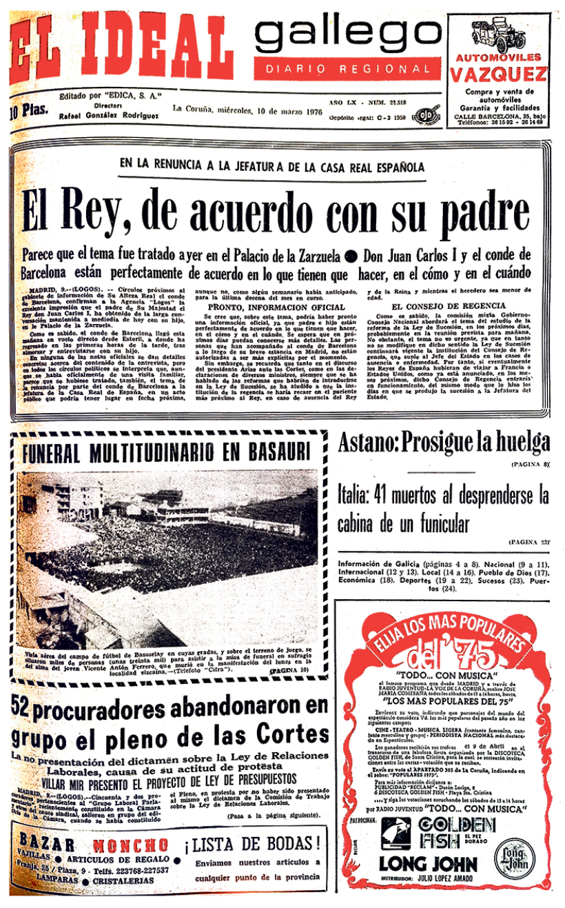 Miércoles, 10 de marzo de 1976