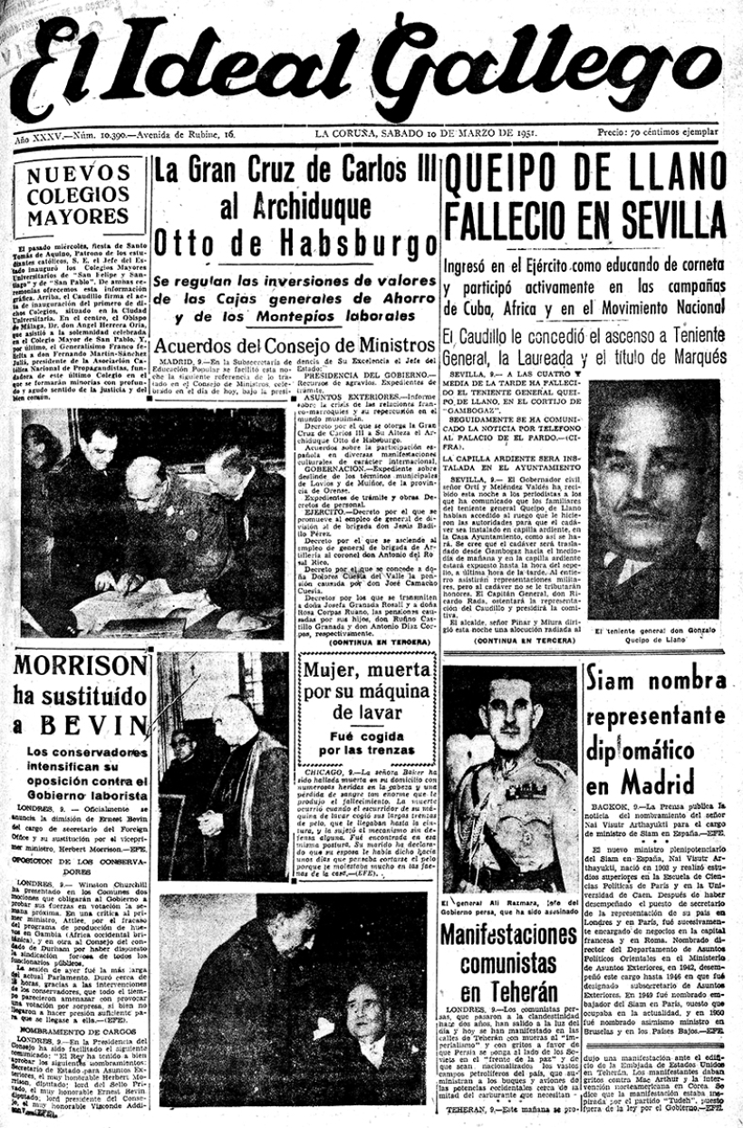 Sábado, 10 de marzo de 1951