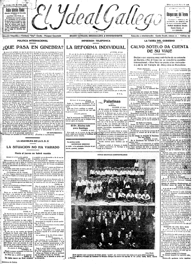 Miércoles, 17 de marzo de 1926