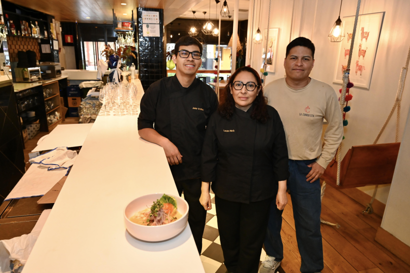 La Conquista, un establecimiento situado en el número 23 de Emilia Pardo Bazán