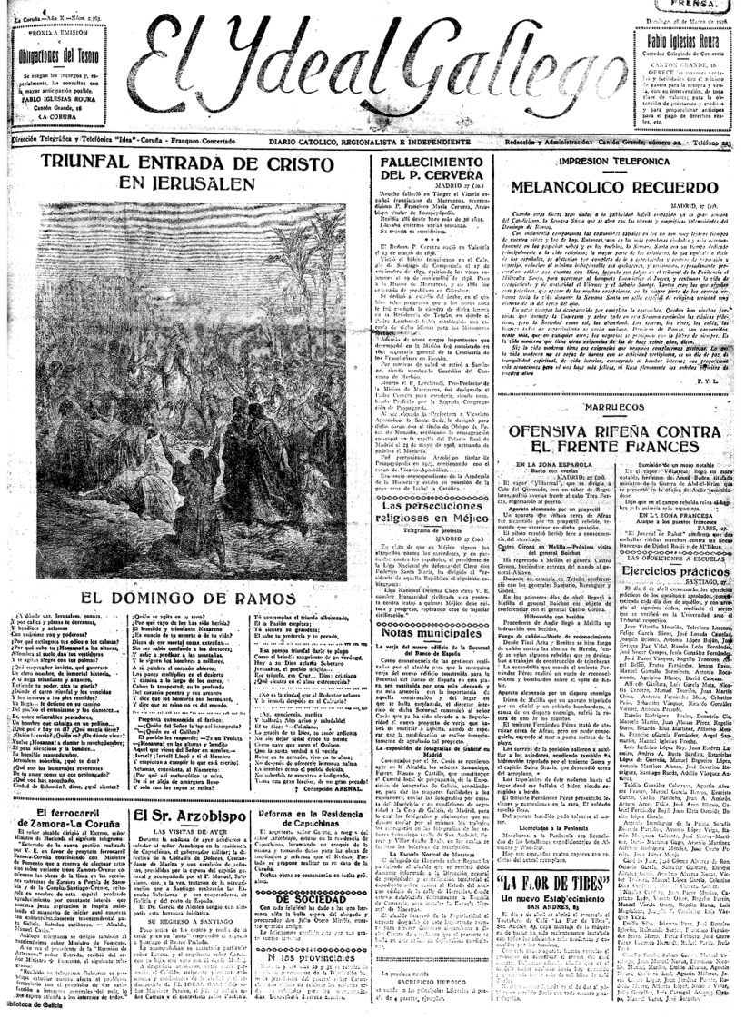 Domingo, 28 de marzo de 1926