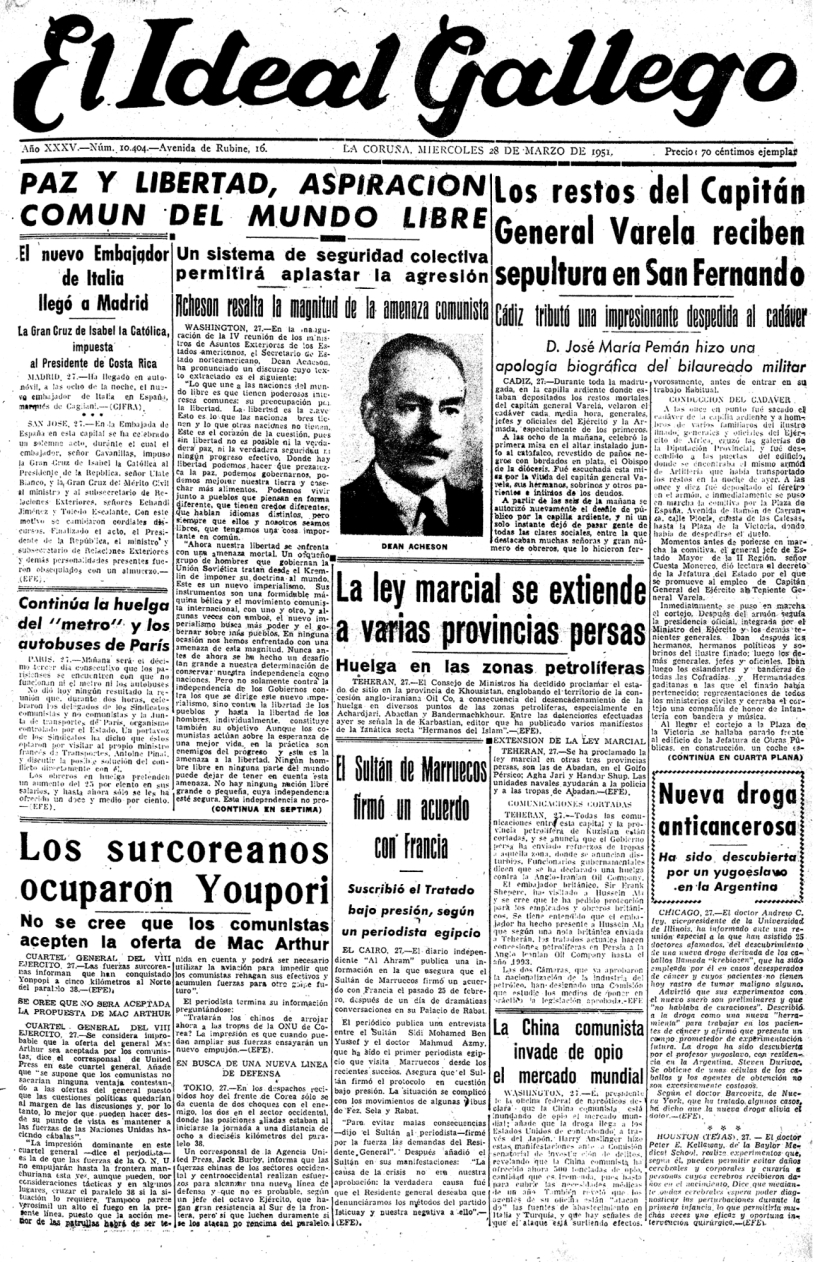Miércoles, 28 de marzo de 1951