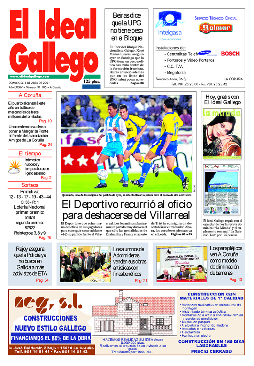 Domingo, 1 de abril de 2001