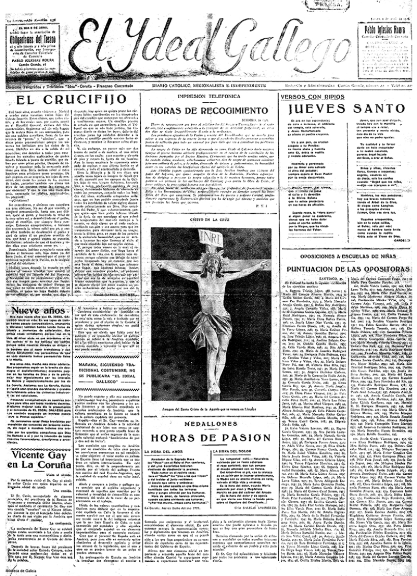 Jueves, 1 de abril de 1926