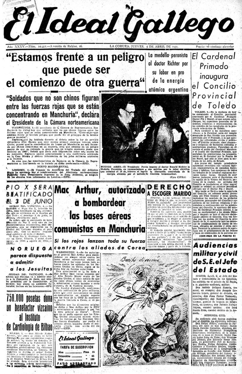 Jueves, 5 de abril de 1951