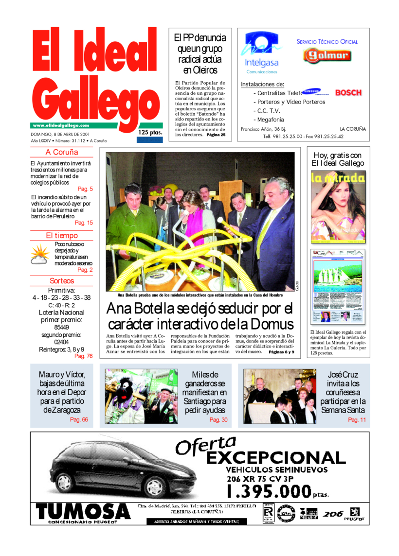 Domingo, 8 de abril de 2001