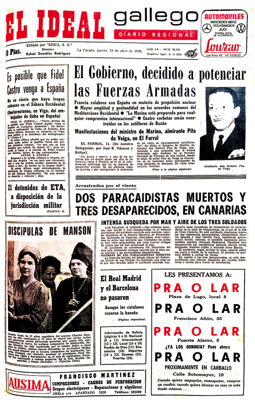 Jueves, 15 de abril de 1976