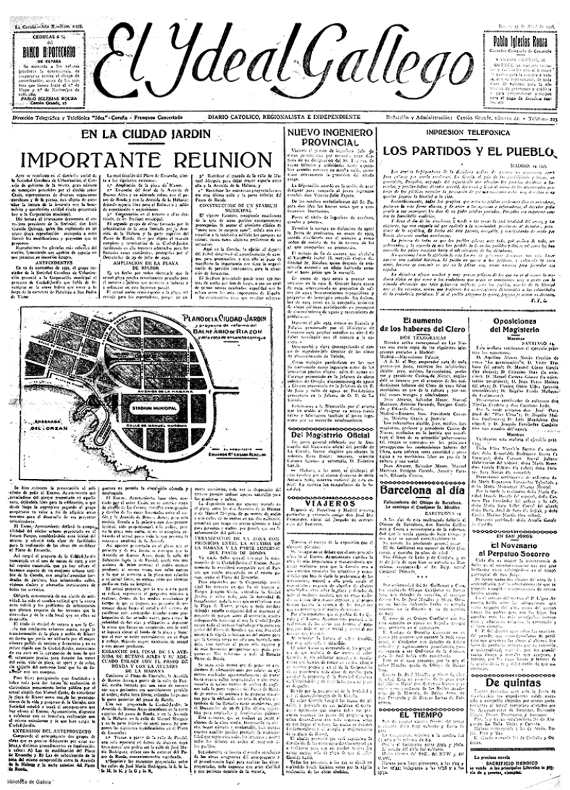 Jueves, 15 de abril de 1926