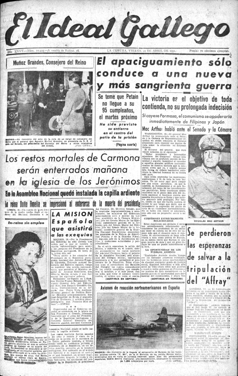 Viernes, 20 de abril de 1951