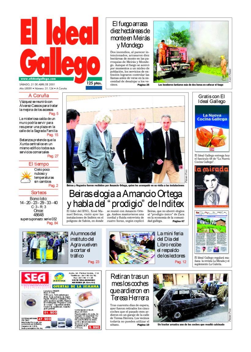 Sábado, 21 de abril de 2001
