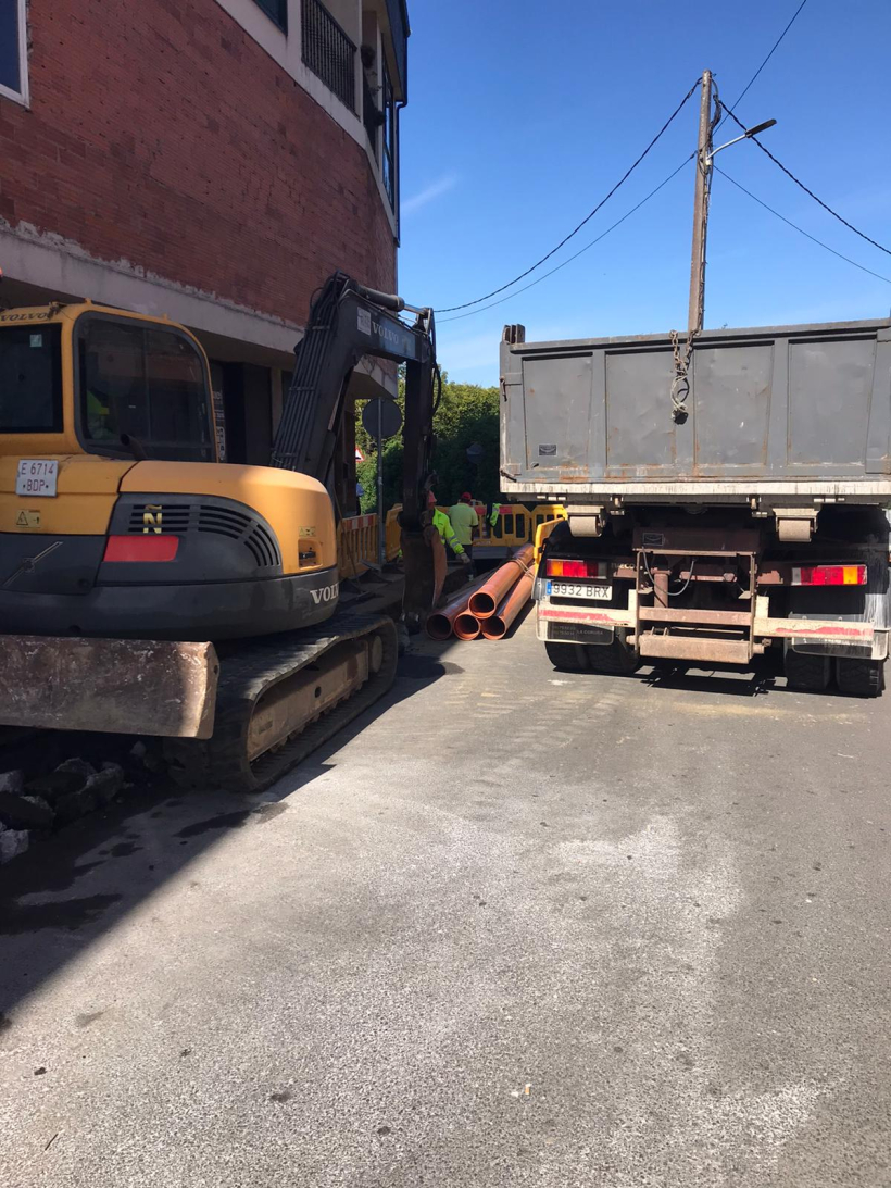 Obras en A Brea para acabar con las inundaciones