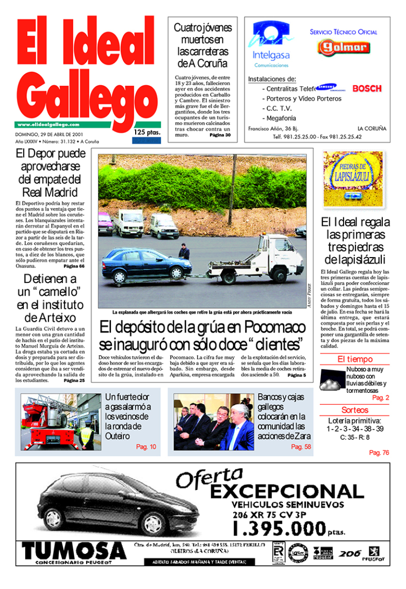 29 de abril de 2001