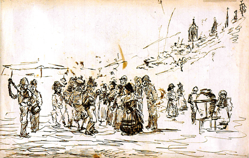 ‘Escena popular gallega’, 1895