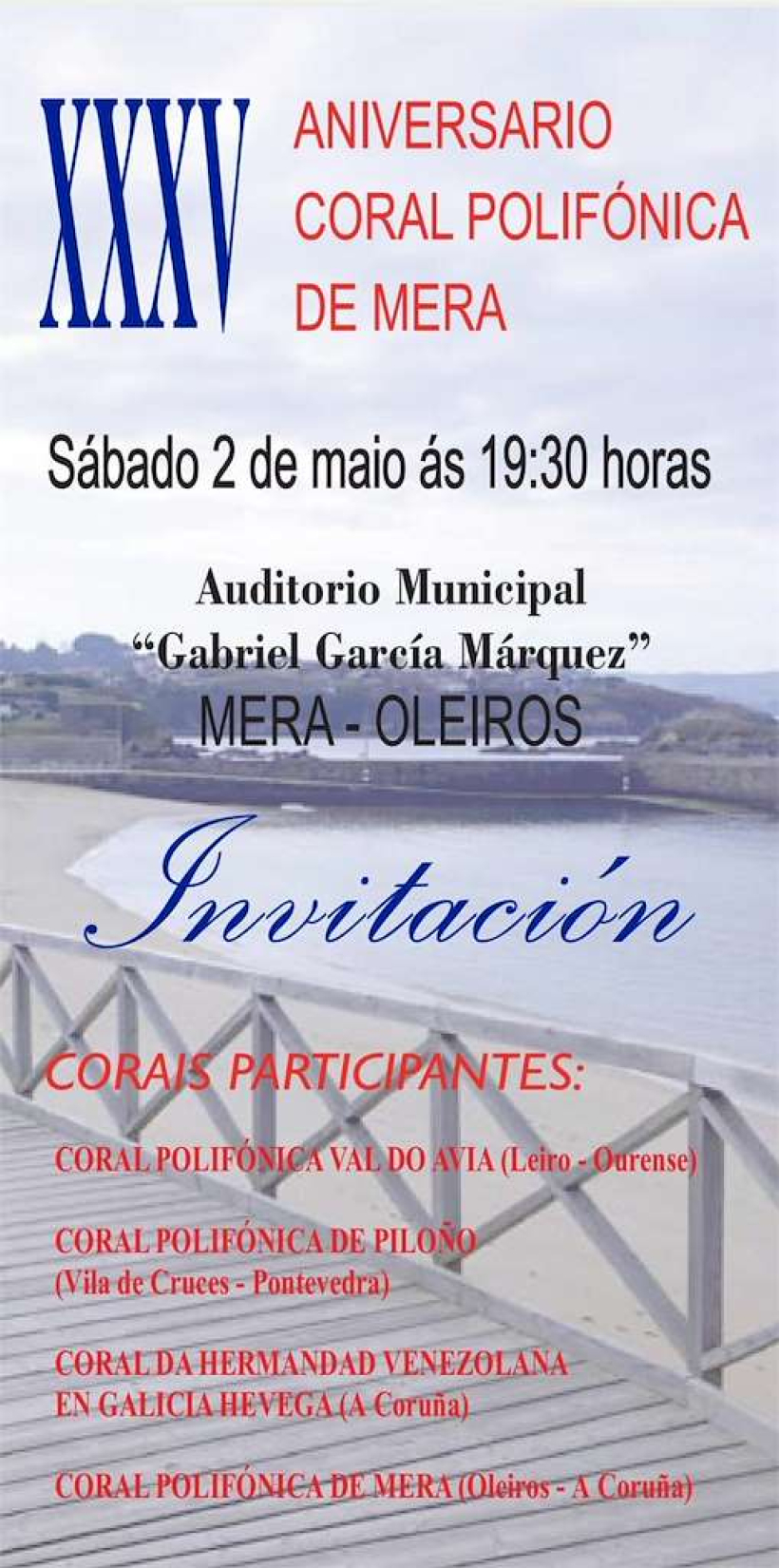 Aniversario de la Coral Polifónica de Mera