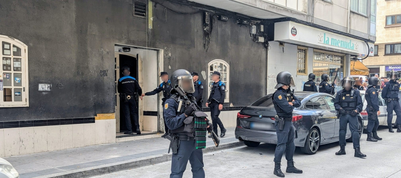 Incidentes con ultras del Leganés en A Coruña