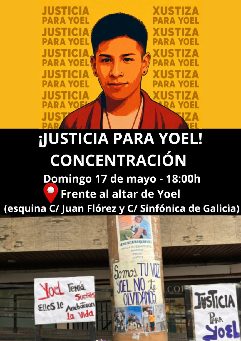 Convocatoria concentración Yoel Quispe