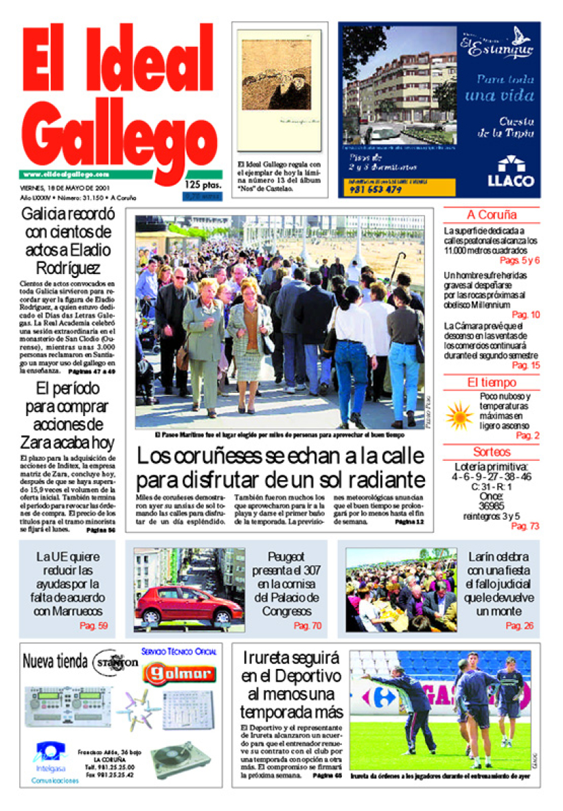 18 de mayo de 2001