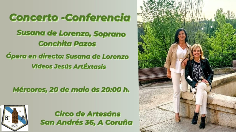 Cartel del Concierto-Conferencia del Círculo de Artesanos