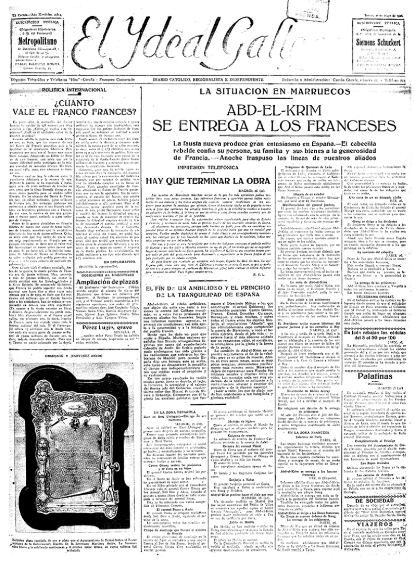 27 de mayo de 1926