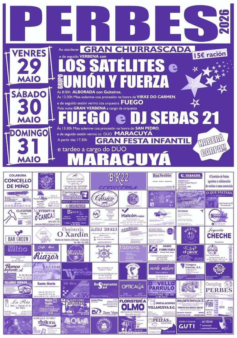 Fiestas Virgen del Carmen en Miño