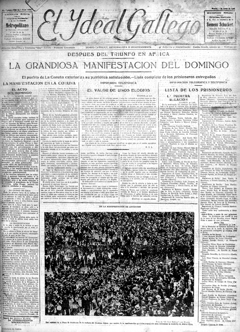 Portada del 1 de junio de 1926