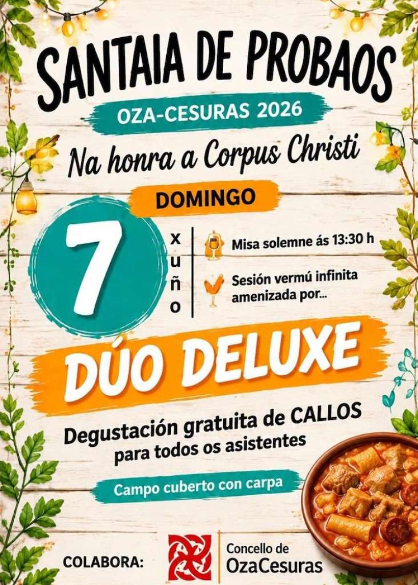 Fiestas de Santaia de Probaos en Ozas-Cesuras