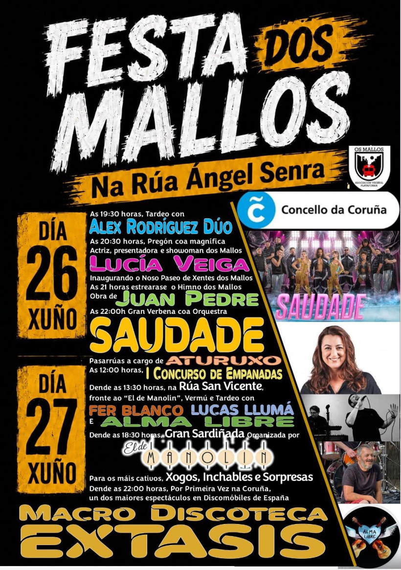 Así serán las fiestas de Os Mallos: comida, música y diversión para los ...