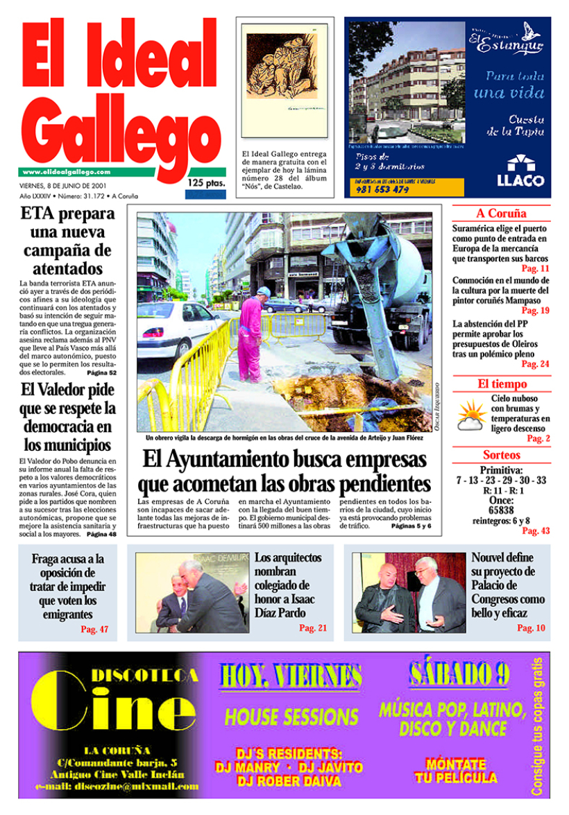 Portada 2001 8 de junio