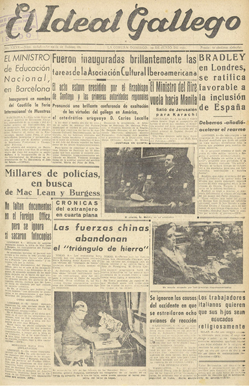 Portada del 10 de junio de 1951