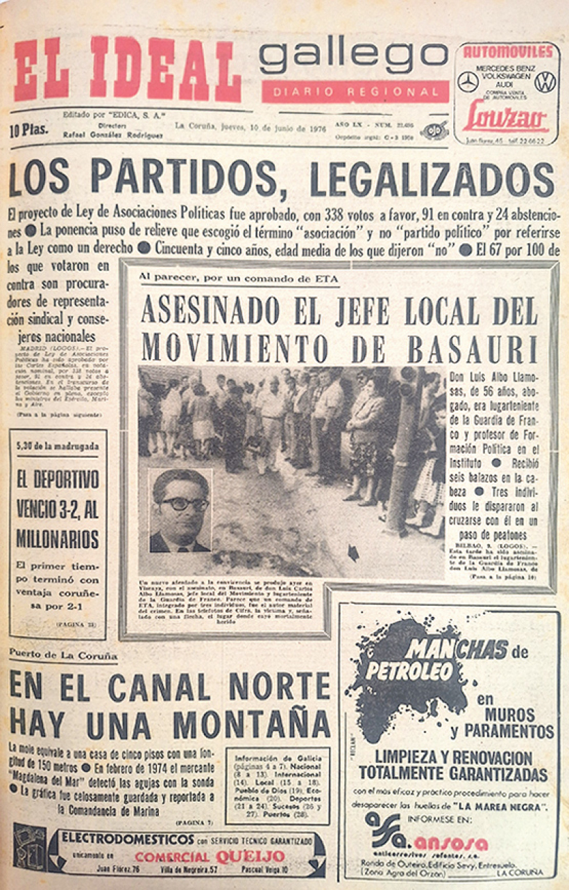 Portada del 10 de junio de 1976