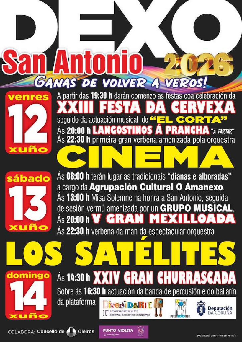 Fiestas de San Antón de Dexo en Oleiros