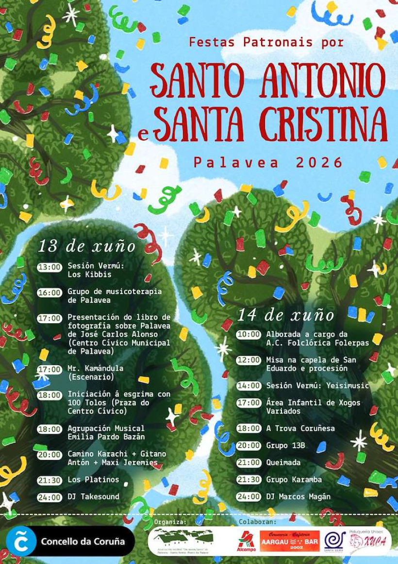 Fiestas de San Antonio y Santa Cristina en Palavea
