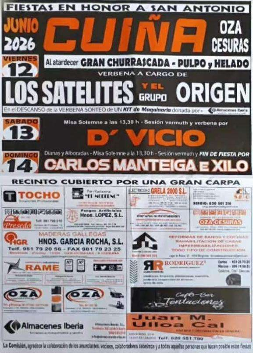 San Antón de Cuiña en Oza Cesuras