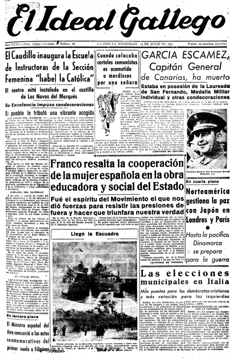 Portada del 13 de junio de 1951