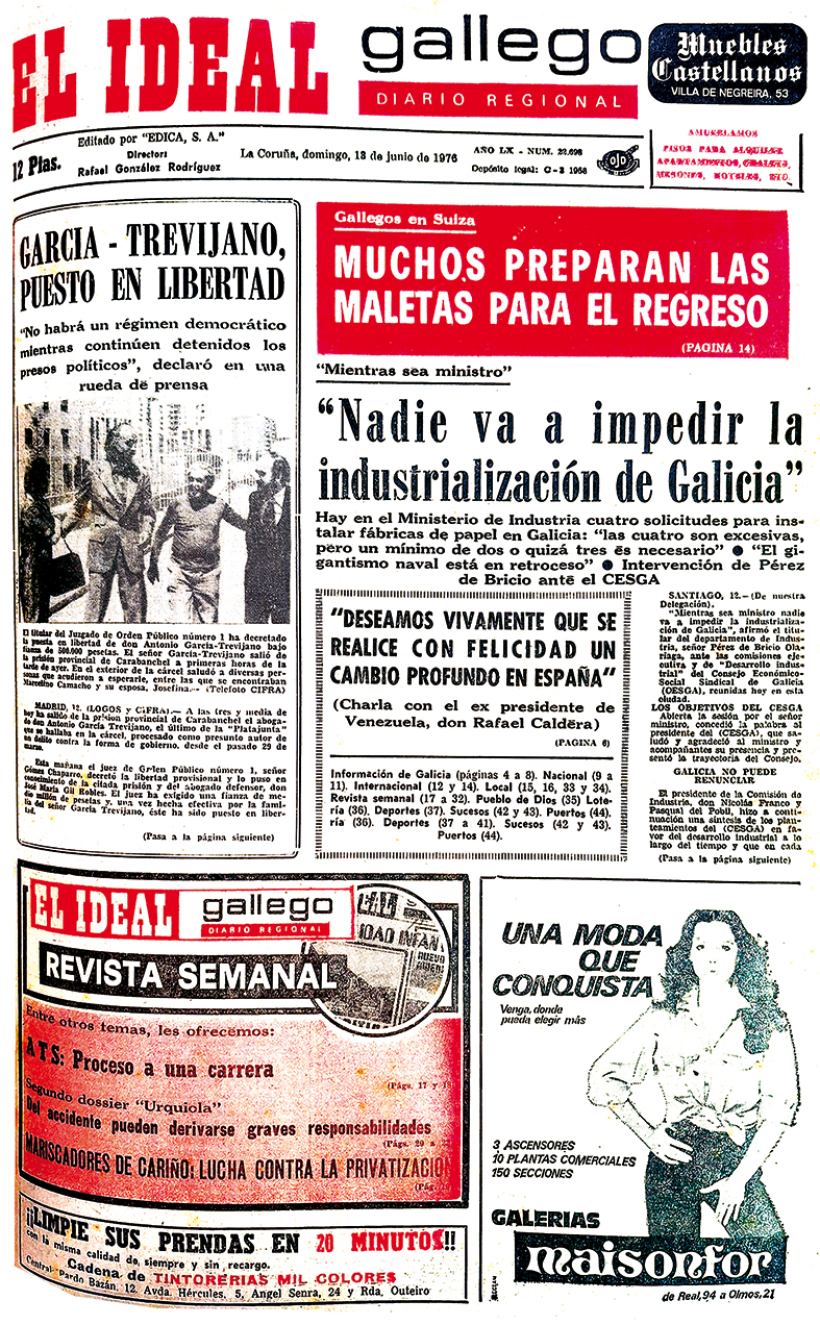 Portada del 13 de junio de 1976