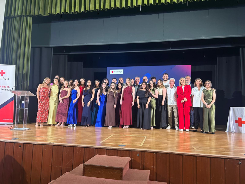 Graduación de los estudiantes de FP del Centro de Formación de Cruz Roja en A Coruña