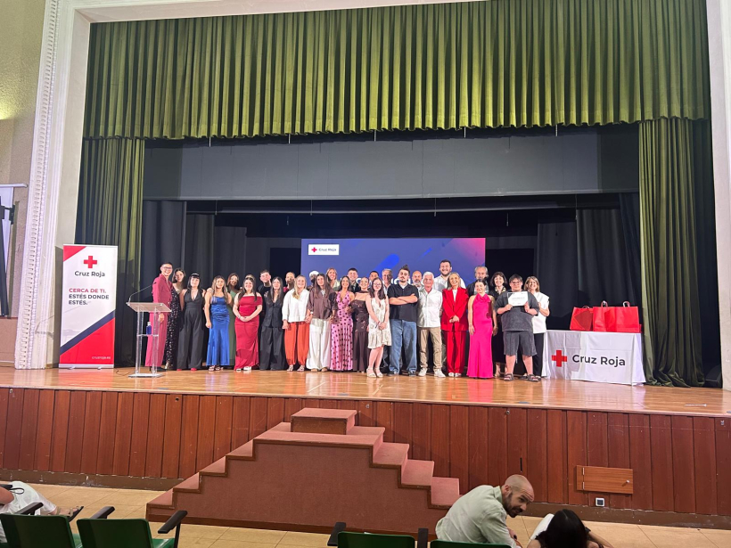 Graduación de los estudiantes de FP del Centro de Formación de Cruz Roja en A Coruña