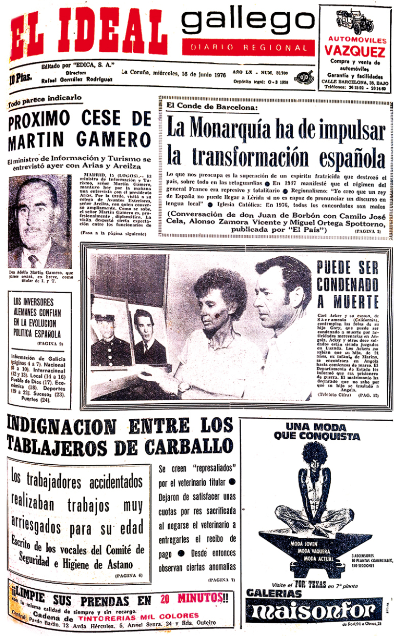 Portada del 16 de junio de 1976
