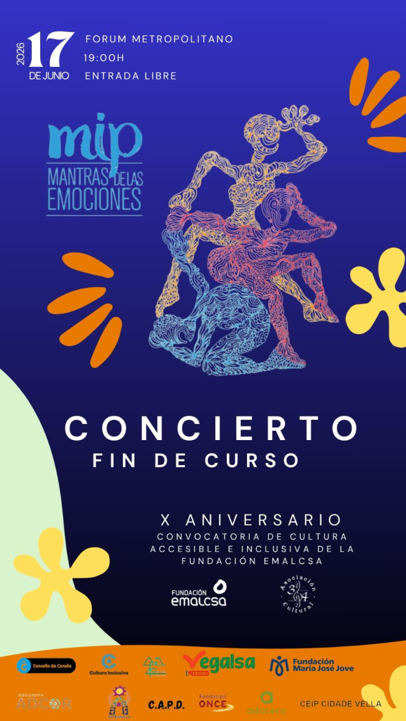 Cartel del concierto de MIP Músicas Inclusivas y Participativas