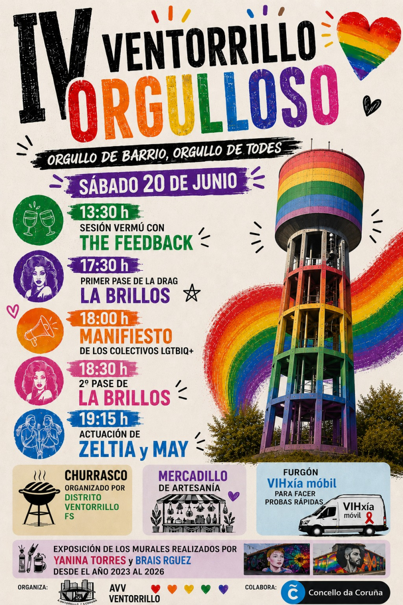 El cartel del Orgullo del Ventorrillo de este año