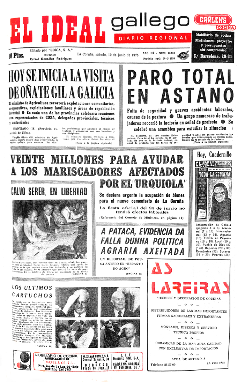 Portada del 19 de junio de 1976