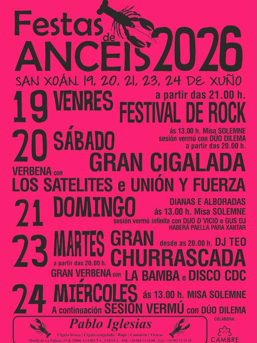 Festas San Xoán de Anceis en Cambre