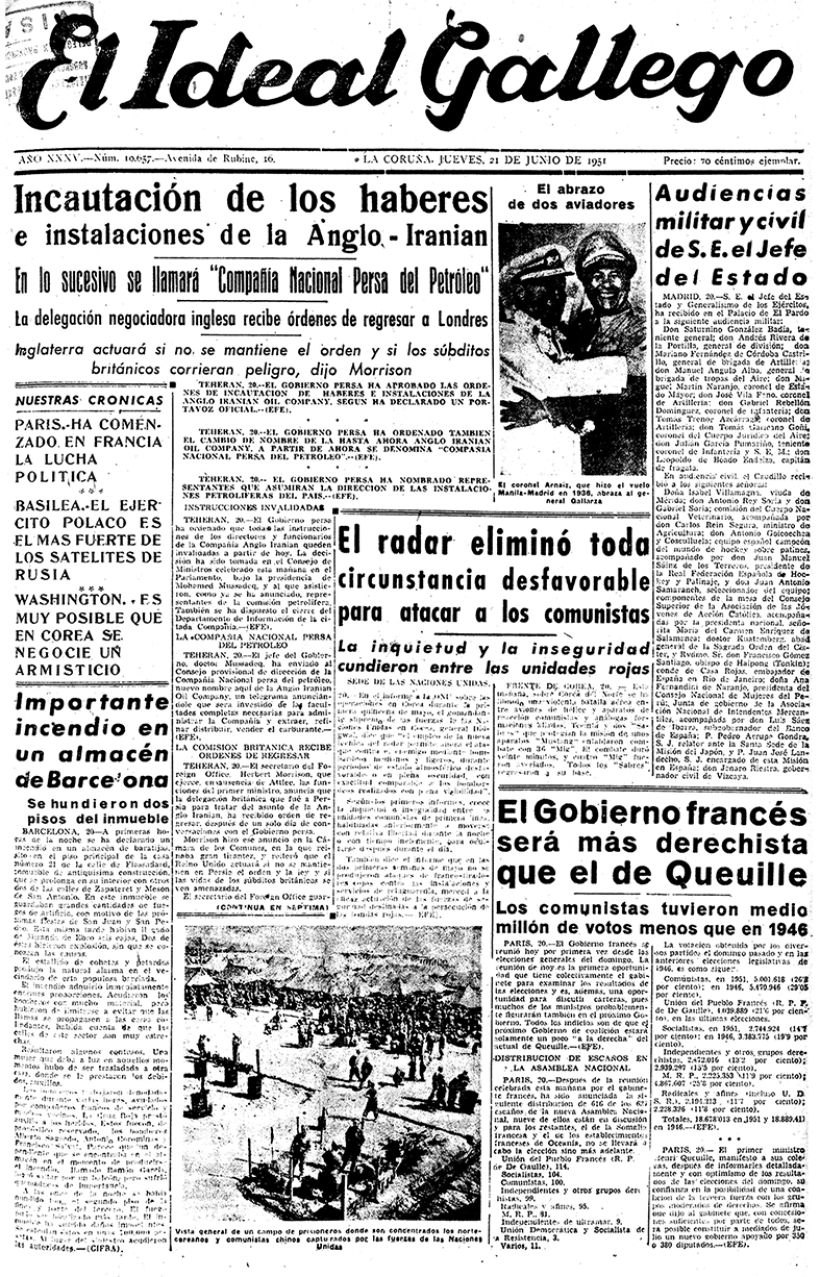 Portada 21 junio 1951